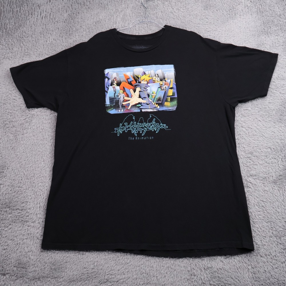 The World Ends With You The Animation T-Shirt Mens XXL Cotton Square Enix