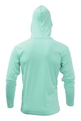 BAW Sea Foam Adult Xtreme-Tek Long Sleeve Hood Shirt