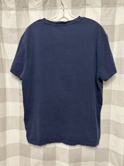 Polo Ralph Lauren Shirt Mens Large Navy Blue Crew Neck Classic Fit Preppy Casual