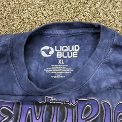Men’s Liquid Blue T-Shirt XL Jimi Hendrix 60s Psych Rock Guitar Legend Blues