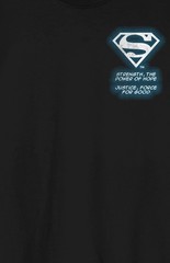 DC Comics Superman Lightning Graphic Men’s T-Shirt Size Medium Black