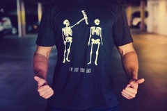 Mens Got Your Back Funny Halloween Skeleton Best Friend T shirt