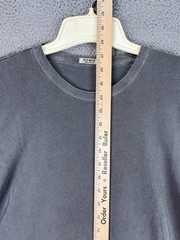 Buck Mason T Shirt Mens Extra Large Gray Minimalist SLIM FIT Crew Neck USA