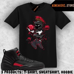 Shirt Matching AJ 12 Bloodline 2026 To Match Sneaker Sneakerhead Martian T-Shirt