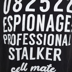 Professional Stalker T Shirt Mens Size Medium Black Espionage Cell Mate