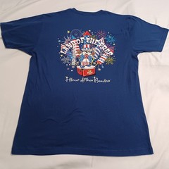 = BUC-EE’S 4TH OF JULY T SHIRT SZ LARGE #162