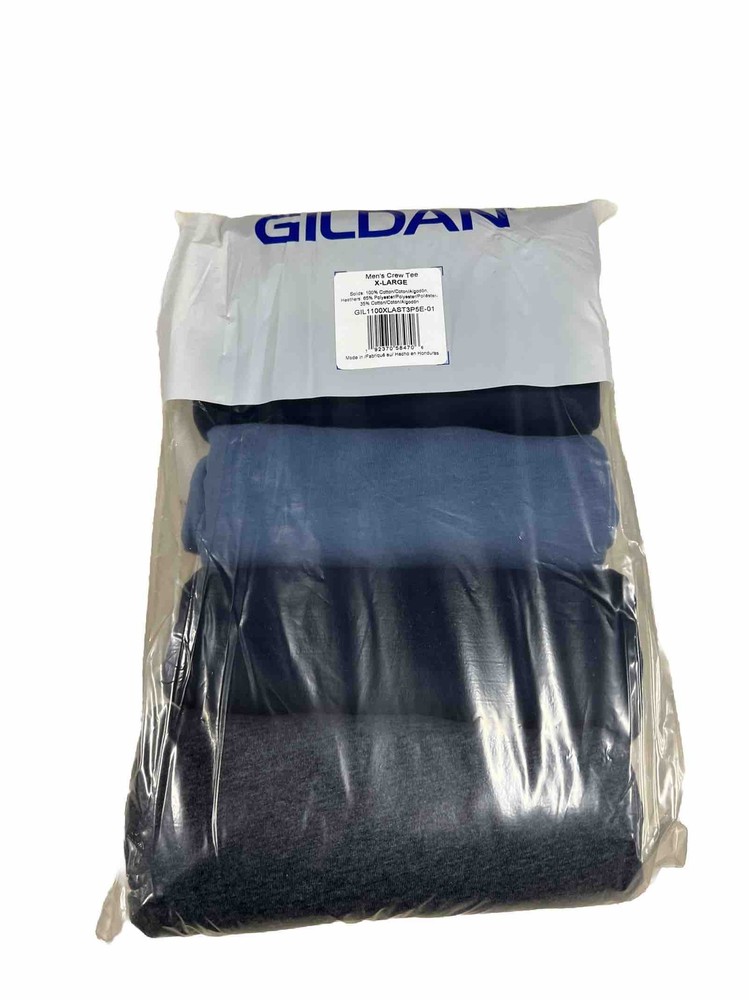 Gildan Men’s Crew T-Shirts, Multipack, Multicolor, Size XL