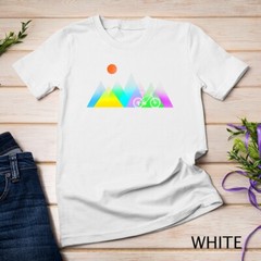 Geometric mountains and MTB gift T-Shirt Unisex T-shirt