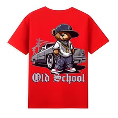 OLD SCHOOL Hip Hop Teddy Bear Lowrider Chicano Culture Cute T-Shirt