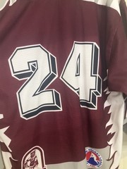 Vintage 90’s Hershey Bears Hockey Jersey 2XL Canada Maroon Warm Up XXL AHL RARE!
