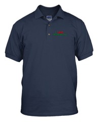 LACROSSE Embroidery Embroidered Unisex Adult Golf Polo Shirt