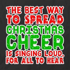 CHRISTMAS CHEER TShirt Tee Short-Sleeved Cotton HOLIDAY CLOTHING S1BSA436