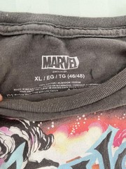 Y2K Marvel Venom Graphic T-Shirt Men’s XL Gray Comic Tee