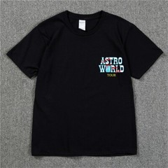 Cactus Jack Astro World Men’s T-Shirt Cool Print Casual Tee Short Sleeve Fashion