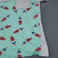 Knocker Bocker Shirt Mens Medium M Short Sleeve Vintage Popsicle Print Blue *