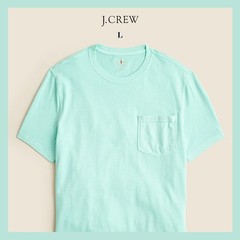 NWT – J. CREW Men’s Vintage-Wash Cotton Pocket T-Shirt Deep Spearmint Sz L – $39
