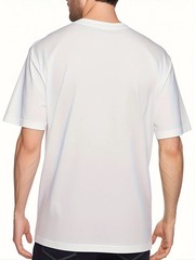 Breathable New Men Short Sleeve T-shirt Print T-Shirt Multi Pure Color T Shirt F