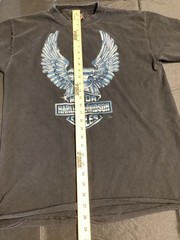 VTG Harley Davidson T-Shirt Black Lrg Biker Motorcycle Made In the USA See Pics