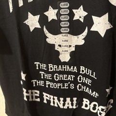 WWE Rock Brahma Bull Great One People’s Champ Final Boss Wrestling Shirt XL New