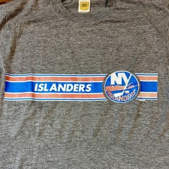 Vintage 1982 Gray New York Islanders NHL Hockey Graphic T-Shirt, Men’s Size L
