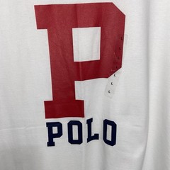 Polo Ralph Lauren Shirt Mens Large Logo Graphic Short Sleeve T-Shirt Preppy Read