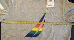Nautica Pride Men’s Medium T-Shirt – New with Tags – Mint – Free Shipping
