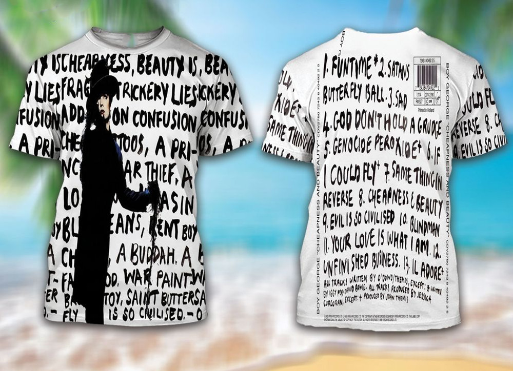 Boy George Cheapness and Beauty Album AOP 3D T-Shirt S-5XL MC1721