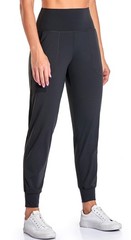 Womens Joggers, High Waist, Yoga, Pockets, Sweatpants, Sport Workout Pants