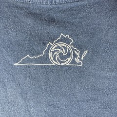 Wave Riding Vehicles (WRV) Virginia Mens Small Blue T-Shirt Surfing Casual
