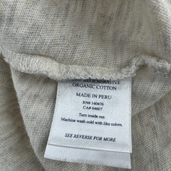 Faherty Sunwashed Organic Cotton T-Shirt Mens XL Oatmeal Heather Short Sleeve