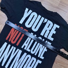 Of Mice & Men Shirt Mens Small Black You’re Not Alone Graphic Band Tee