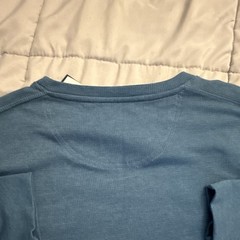 U.S. Polo Assn. Men’s Thermal Stretch Waffle Knit Crewneck T-Shirt Blue XXL New