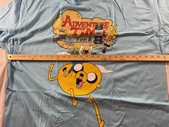 Adventure Time shirt Men’s 3XL Blue short sleeve Graphic T shirt Finn & Jake NEW