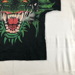 Liquid Blue Double Sided AOP Red Dragon Green XL 1996 Single Stitch Shirt VTG