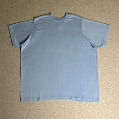 Vintage 60’s/70’s Plain Baby Blue 50/50 Cotton Poly Blend T-Shirt XL Blank