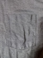Travis Mathew Mens Medium Short Sleeve T Shirt With Pocket Gray Golf Summer Tee