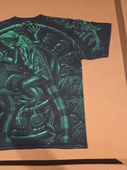 Y2K VTG AOP LIZARD Iguana Mexico Playa Del Carmen Yazbek Reptile Size XL
