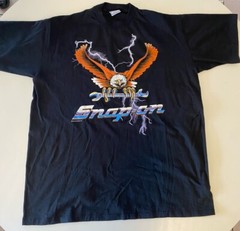 Vintage Snap-on Tools Eagle Shirt 1990s Made In USA Lightning XXL Single Stitch