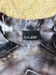 Geode Ice Dyed Tie Dye Fuckjerry Open Windows Fresh Air Meme Shirt Large