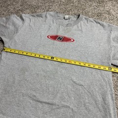 Vintage 90s New Balance Center Logo Gray XX-Large Long-Sleeve T-Shirt Skater