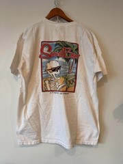 Sand Bar Pocket T-Shirt Retro Design Athens Georgia Skull Beach Vacation Palms