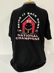 Fanatics UGA Georgia Bulldogs 2021 National Champions Shirt Black 4XL Big & Tall