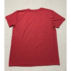 Disney The Lion King Mens Large Red Heather Graphic T-Shirt Simba Scar Mufasa