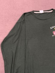 Port & Company Performance T Shirt Mens Large Olive Green American Flag Remember