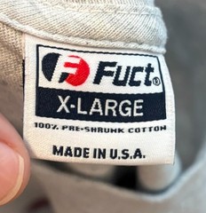 FUCT Vintage OG Classic Logo T-Shirt Heather Grey (size: XL)