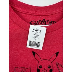 Pokemon Mens Red Heather Graphic T-Shirt Poke Ball Pikachu Eevee Large 2PKM2941
