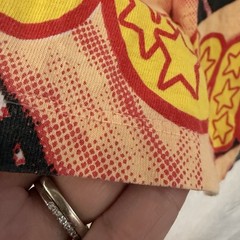 RARE Vintage Ziggy Stardust graphic tee David Bowie Altered Tie Back Pattern