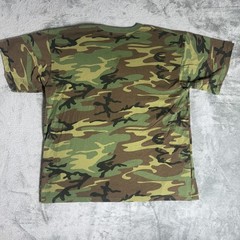 Rothco Camo Shirt Mens XXL Camouflage Camo Tee Woodland Military Hunting Outdoor