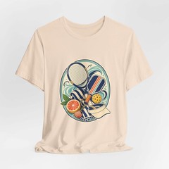 Coastal Courtside Badge T-Shirt Graphic