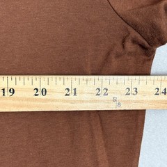 Free Fly Shirt Mens XL Henley Bamboo Blend Long Sleeve Rust Brown Minimalist